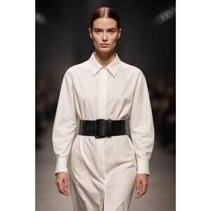 Brave Willa Bridle Black Leather Women's Belt Size 30